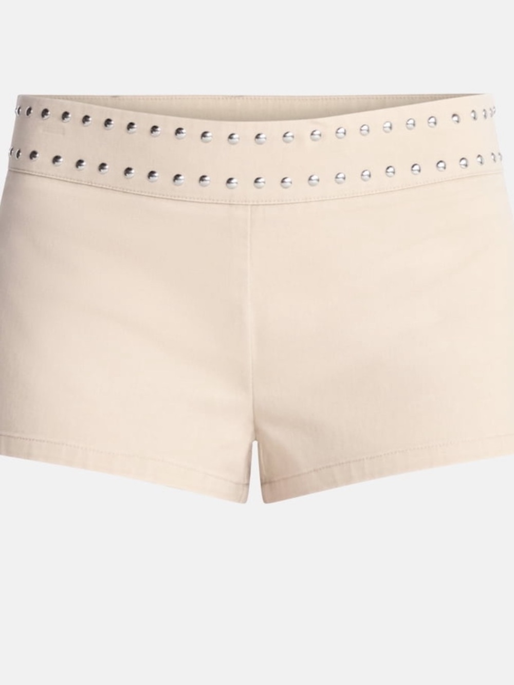 No Boundaries Studded Micro Shorts, 1.5"' Inseam,